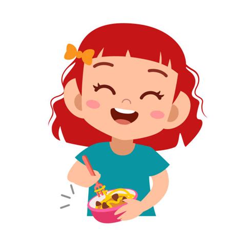 110+ Kids Eating Spaghetti Illustrations, Royalty-Free Vector Graphics ...