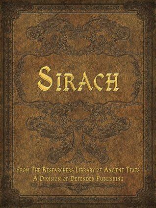 The Book of Sirach by Anonymous