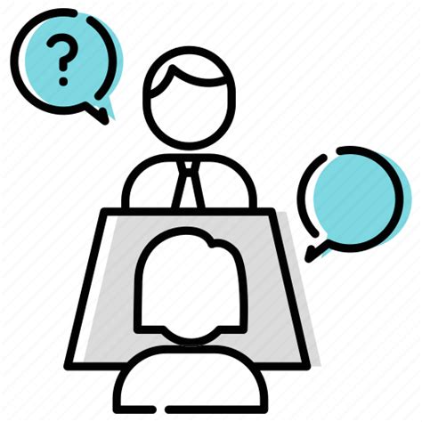 Job interview, meeting, teamwork icon - Download on Iconfinder