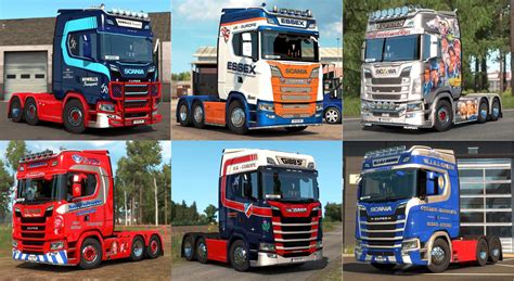 Skinpack for Scania NG (UK companies) v1.0 - Modhub.us