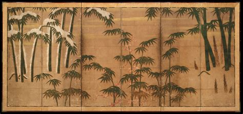 Attributed to Tosa Mitsunobu | Bamboo in the Four Seasons | Japan | Muromachi period (1392–1573 ...