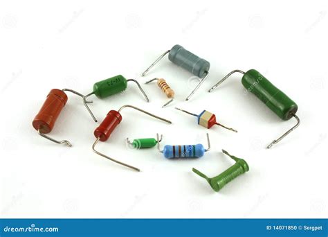 Electronic Components - Resistors Stock Photo - Image of electrical, technology: 14071850