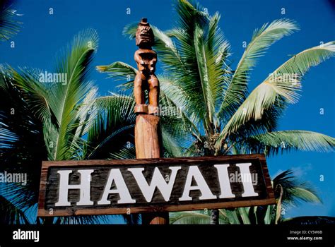 HAWAII SIGN Stock Photo - Alamy