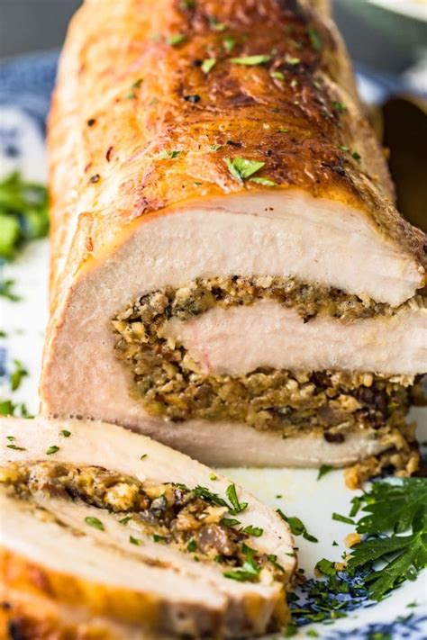 Stuffing Stuffed Pork Roast Recipe (Pork Roulade) - (VIDEO!!)