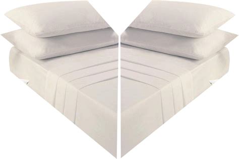 COTON MODE® 4FT Small Double Fitted Bed Sheet Easy Care Breathable Soft ...