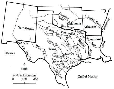 Map Of Texas Rivers Map - Get Latest Map Update