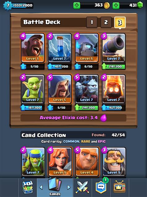 [F2P Hog-Mini Pekka Deck- Arena 5+] || Cycle Push Deck with Variations