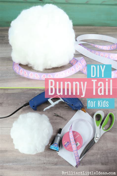 Easy Fluffy Easter Bunny Tail Costume Idea for Kids | Brilliant Little ...