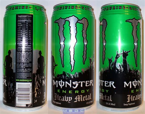 World of Energy Drinks: Cans from my Collection #3 Monster Heavy Metal