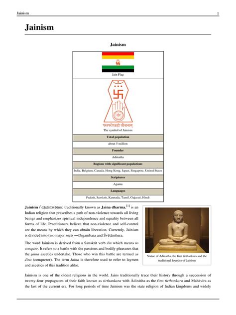 Jainism | Ahimsa | Indian Religions | Free 30-day Trial | Scribd