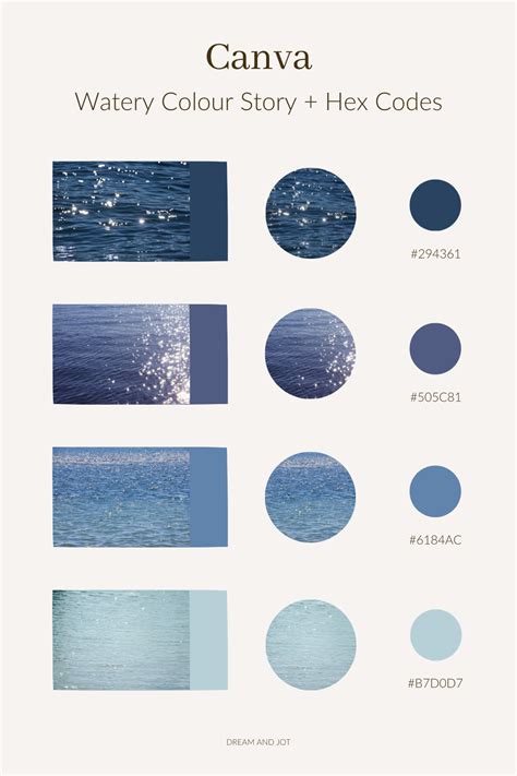 Canva Colour Palette with Hex Codes | Canva Designs on Inspirationde