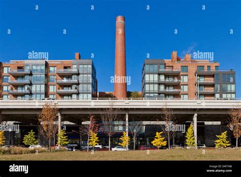 Georgetown Ritz-Carlton hotel smokestack - Washington, DC USA Stock Photo - Alamy