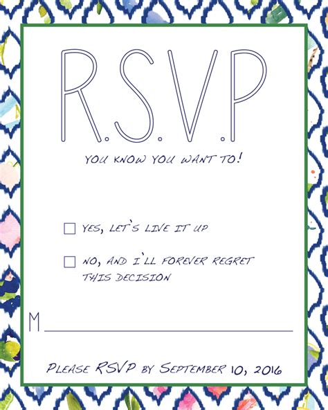 Wedding RSVP Wording Ideas