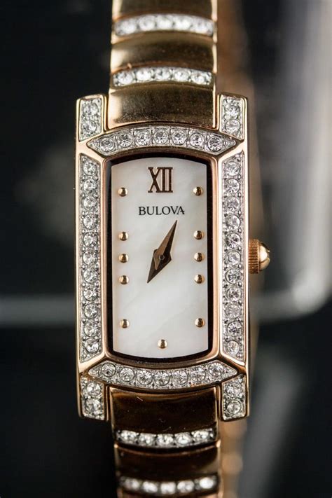 Sold Price: Bulova Crystal Women's Watch Retail Value $295 - April 4 ...