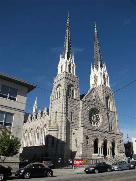 St. Paul’s Church: slate steeples and rustic stone - San Francisco Chronicle