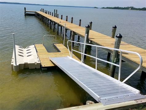 4′ x 18′ Gangway to 8 x 16 Slot Dock – Custom Floating Dock Builder Annapolis MD