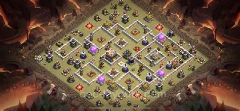 Best Anti 3 Stars War Base TH11 with Link, Anti Everything - Town Hall Level 11 CWL Base Copy ...