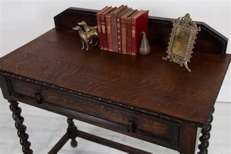 Antique Oak Single Drawer Side Table C1920 - Antiques Atlas