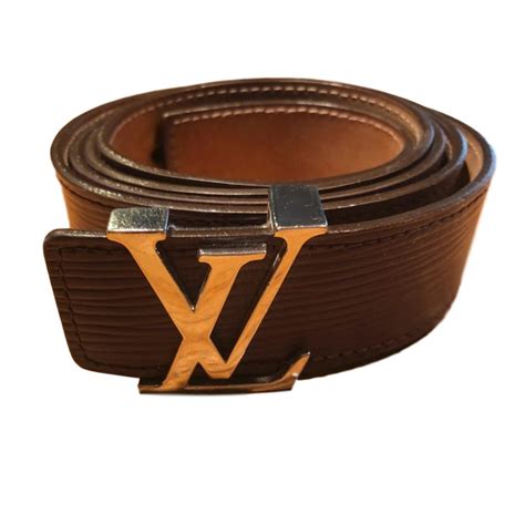 Louis Vuitton Belts Belts Leather Purple ref.62792 - Joli Closet