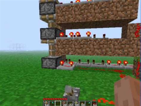 Minecraft Tutorial: 3 sticky piston elevator - YouTube