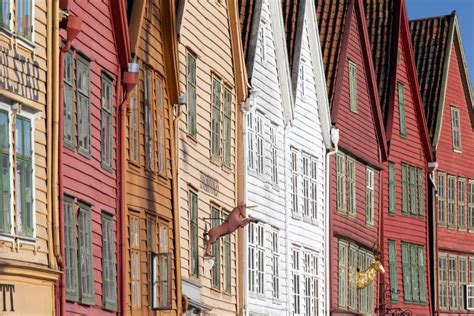 Bryggen, Bergen, Norway stock photo. Image of hansa, vacations - 21594850