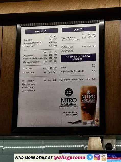 The Coffee Bean & Tea Leaf Menu: Coffee Bean Singapore Menu with Prices Updated 2024