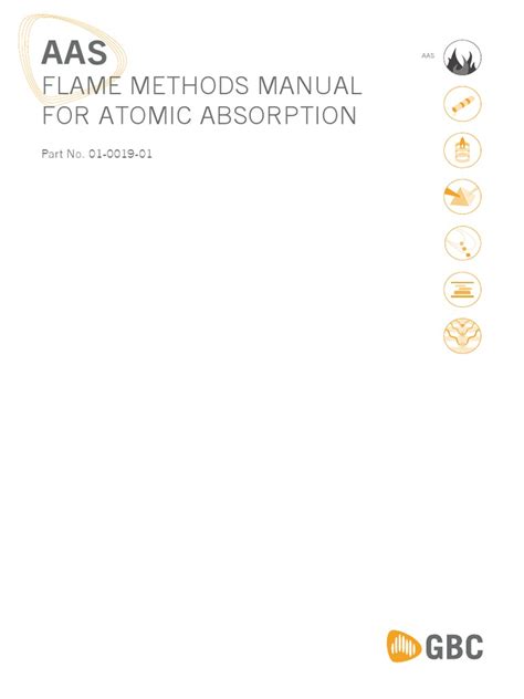 01-0019-01 Flame Methods Manual For AA | PDF | Atomic Absorption ...