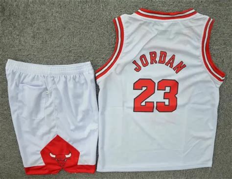 Free Shipping The 23 Jordan basketball clothes Children's basketball jersey Kids Clothing Sets ...