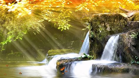 Relaxing Waterfall Music - YouTube