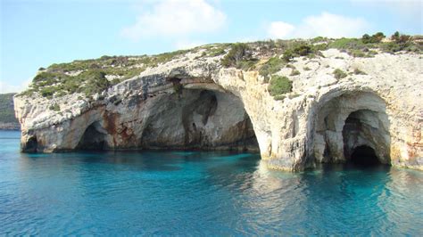 Blue Caves Zakynthos Island Greece High Definition Wallpaper 27154 - Baltana