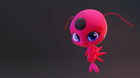 Tikki - Kwami from miraculous ladybug - FlippedNormals