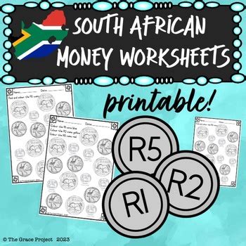 South African Money Worksheets by Different by Grace | TPT