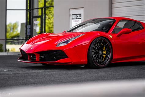 Red Ferrari 488 GTB - Brixton Forged™