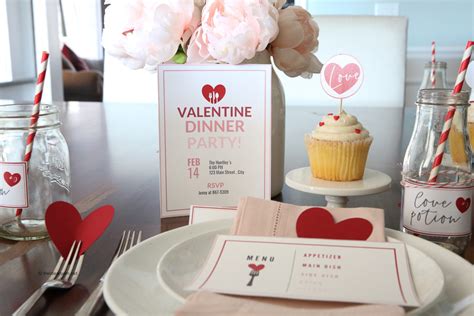 Valentines Day Table Decorations - The Idea Room