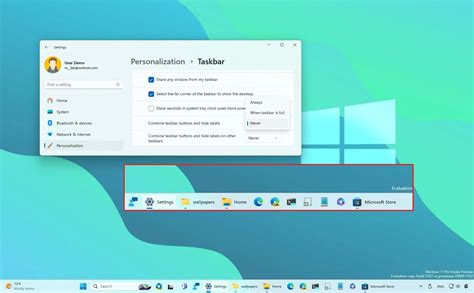 How to show Taskbar labels on Windows 11 - Pureinfotech