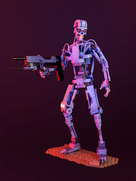 Instructions for Custom LEGO Terminator T-800 – Build Better Bricks