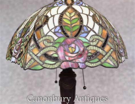 Tiffany Lamp - Art Nouveau French Bronze Table Light