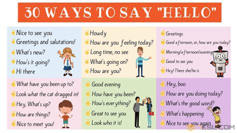 50+ Creative Ways to Say "Hello" in English • 7ESL