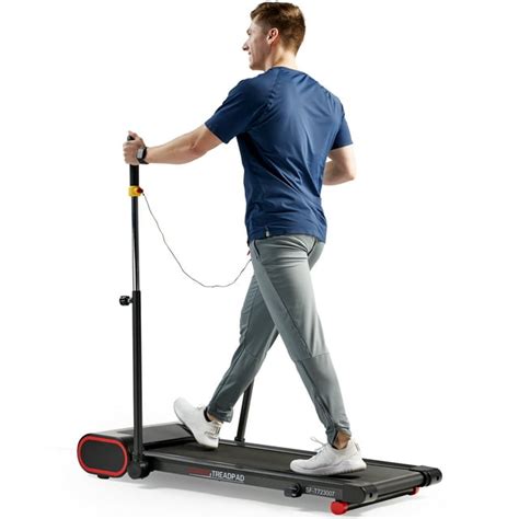 Sunny Health & Fitness Indoor Cardio Desk Walking Machine, Smart Slim ...