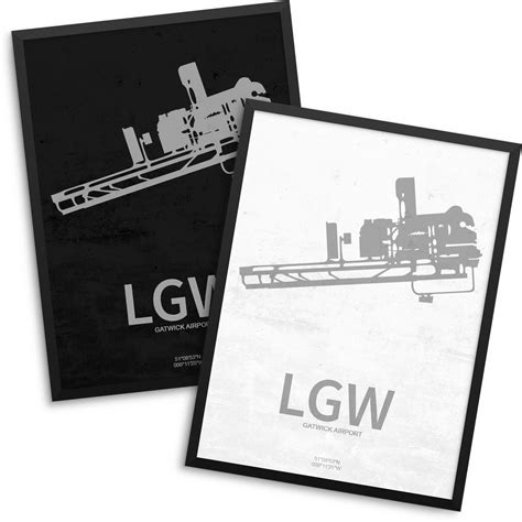 LGW Airport Poster – Airport Decor