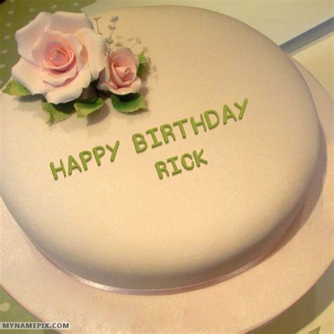 Happy Birthday Rick Cakes, Cards, Wishes