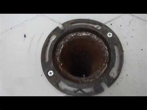 How To Replace A Cast Iron Toilet Flange In Concrete - HOWTOERMOV