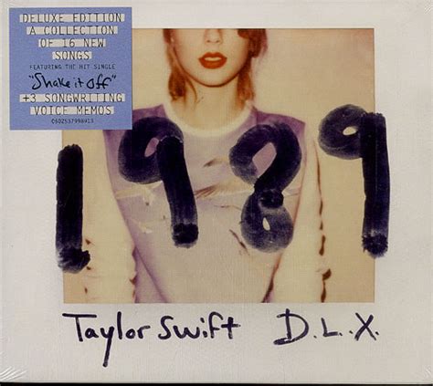 Taylor Swift 1989 / Nineteen Eighty Nine - Deluxe Edition UK Cd Album 0602537998913 1989 ...