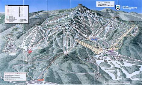 Killington Ski Area Trail Map