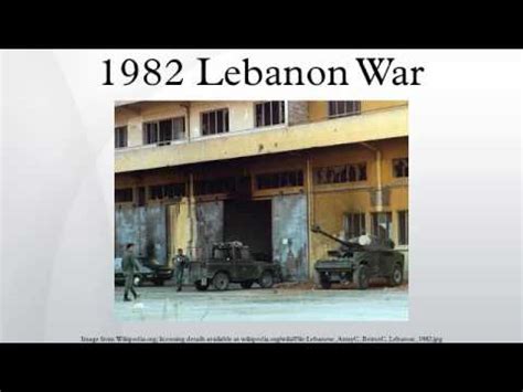 1982 Lebanon War - YouTube