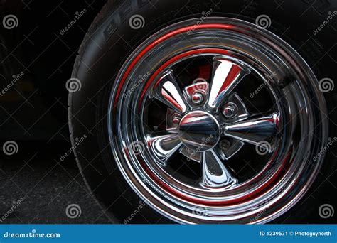 Muscle Car tire stock image. Image of muscle, speed, wheel - 1239571