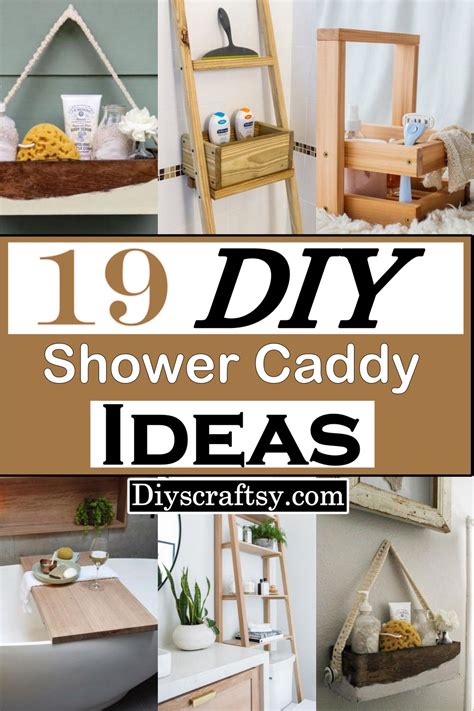 19 DIY Shower Caddy Ideas For Your Bathroom - DIYsCraftsy