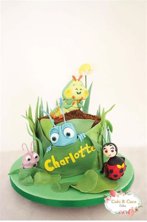 Bug's Life | Bug birthday cakes, Toddler birthday cakes, Bug cake