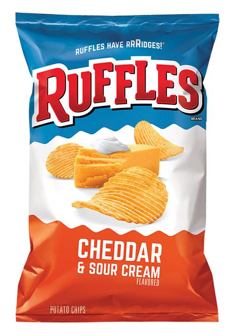 RUFFLES® Cheddar & Sour Cream Flavored Potato Chips | Ruffles