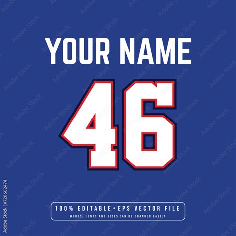 Jersey number, basketball team name, printable text effect, editable ...